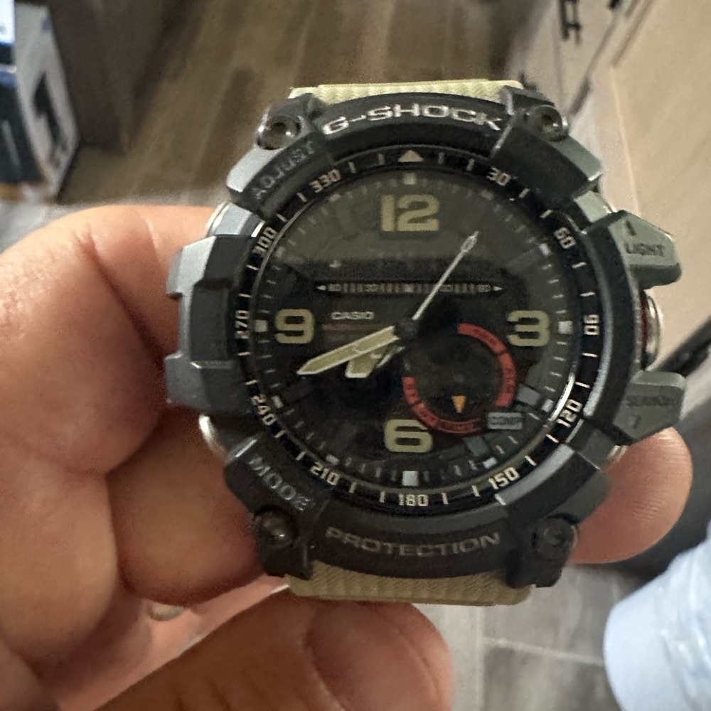 Casio G-Shock Tactical Black and Beige Watch Mudmaster